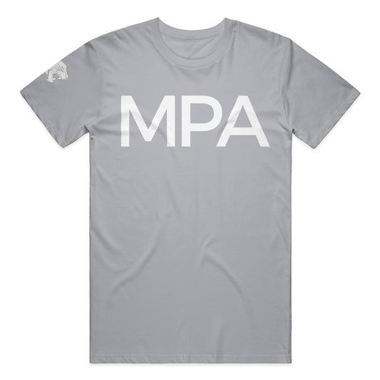 MPA Grey - White Logo